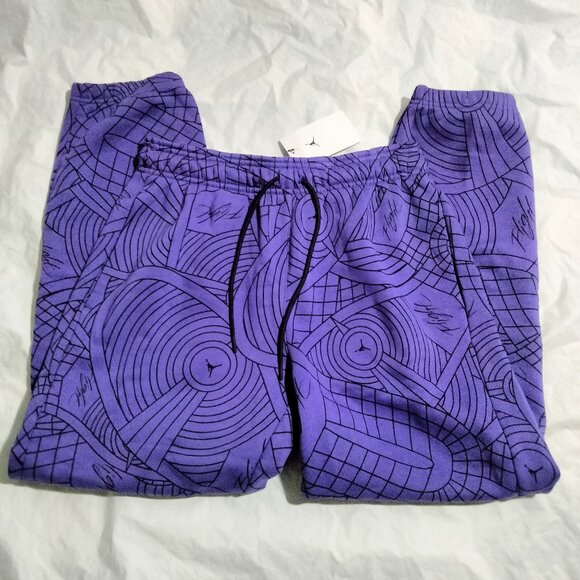 Nike Air Jordan Brooklyn Fleece Jogger Sweatpants Women's Size M NWT DV1447-514 - Picture 1 of 6